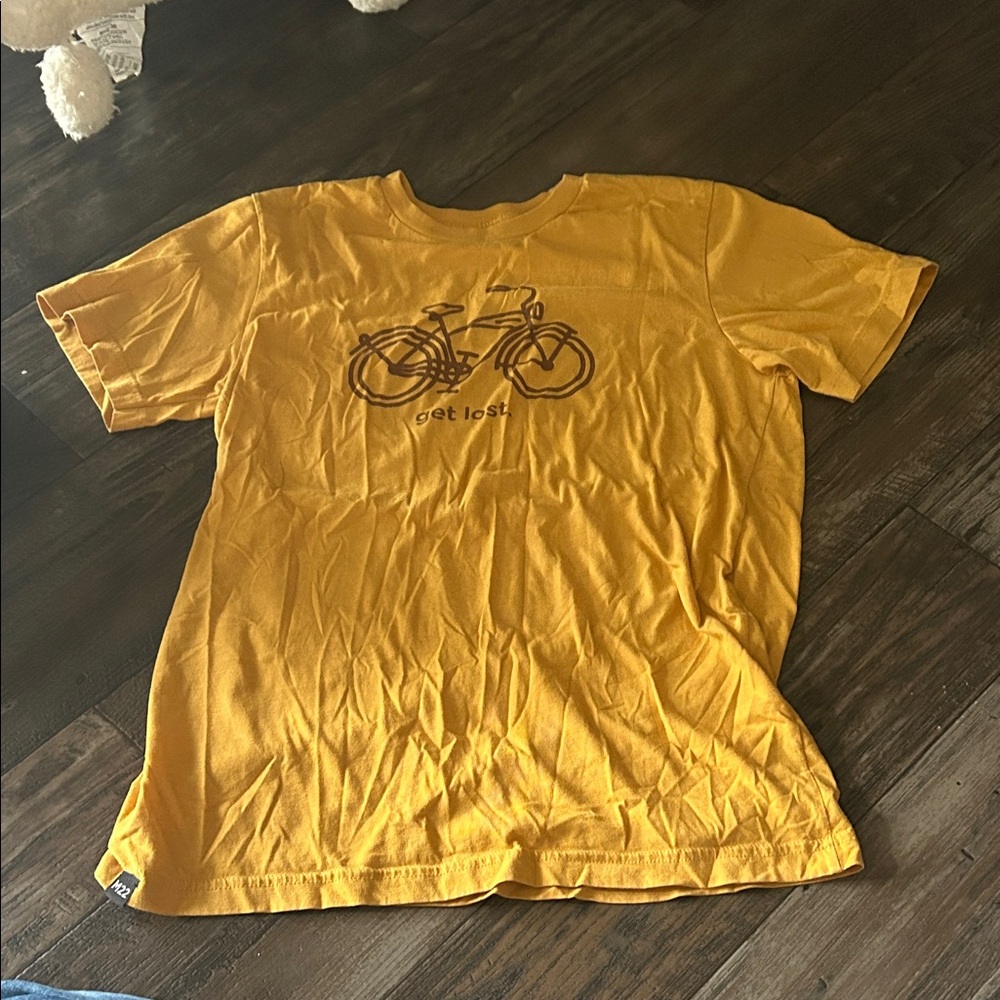 Mustard Bicycle Graphic Tee